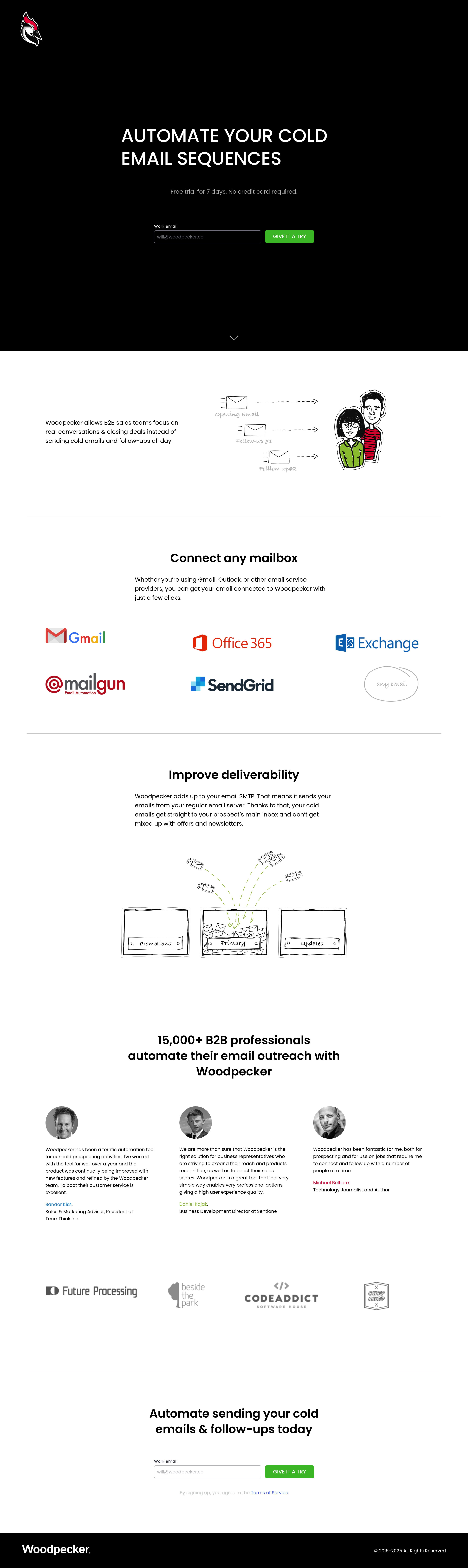 Woodpecker - Email Automation desktop screenshot