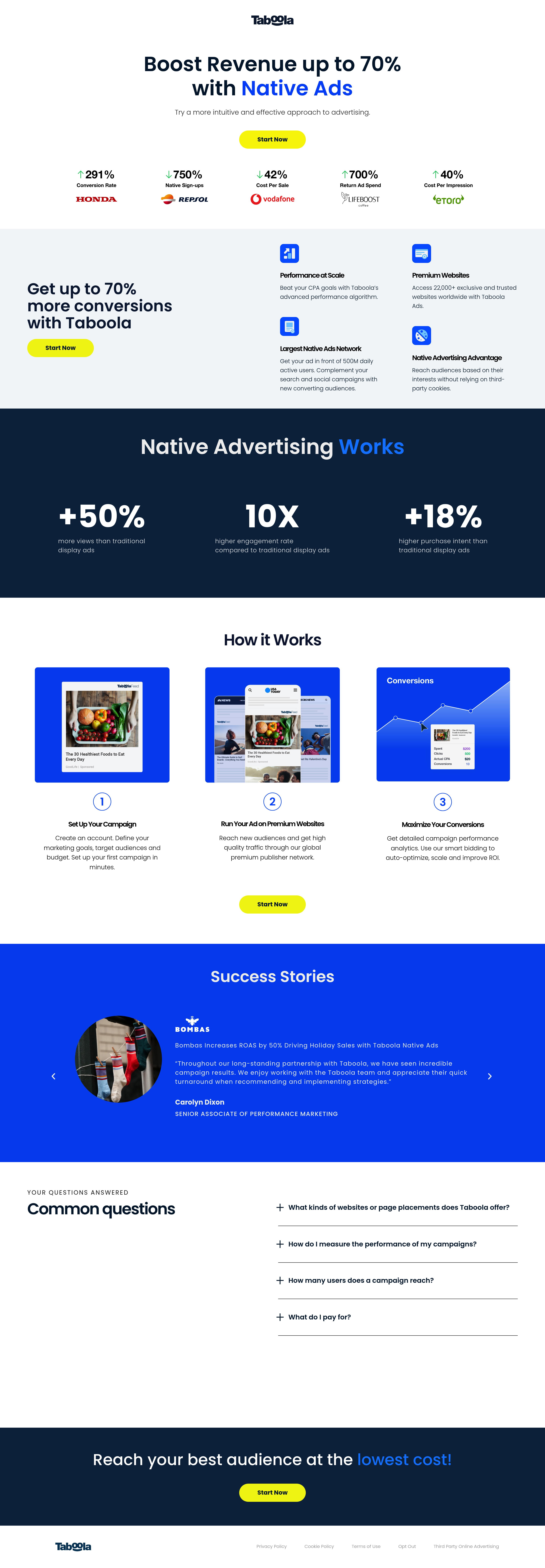 Taboola - Taboola Ads desktop screenshot