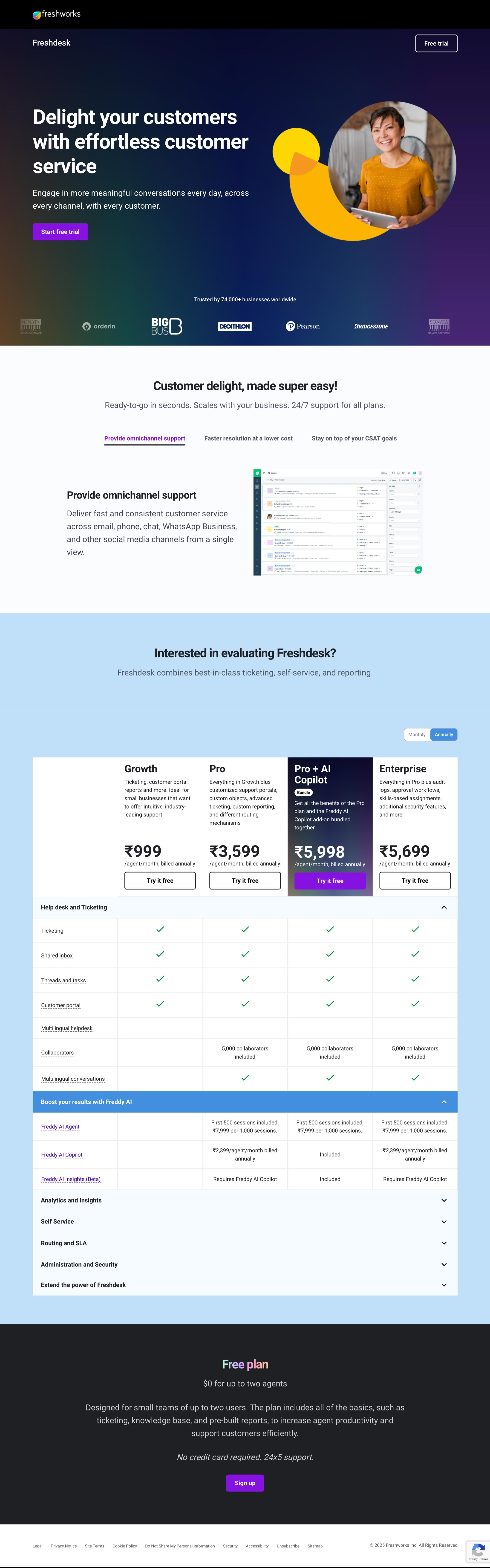 Freshdesk - Freshdesk Service desktop screenshot