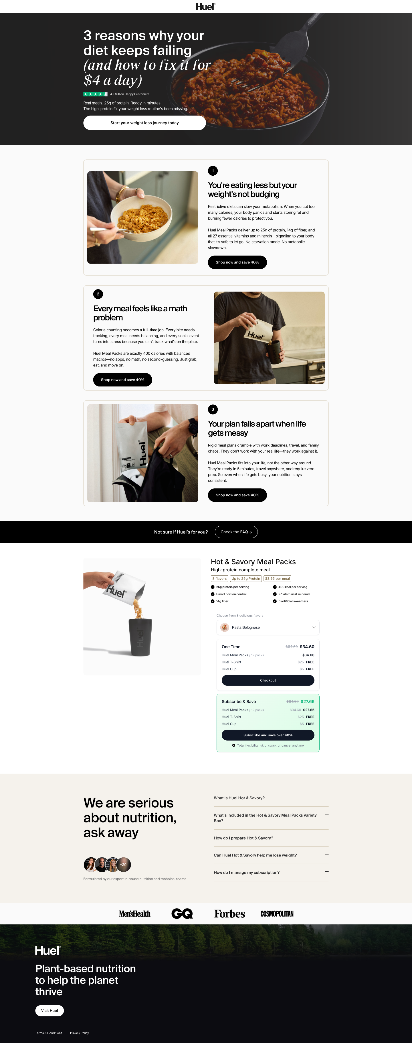 Huel - Sales desktop screenshot