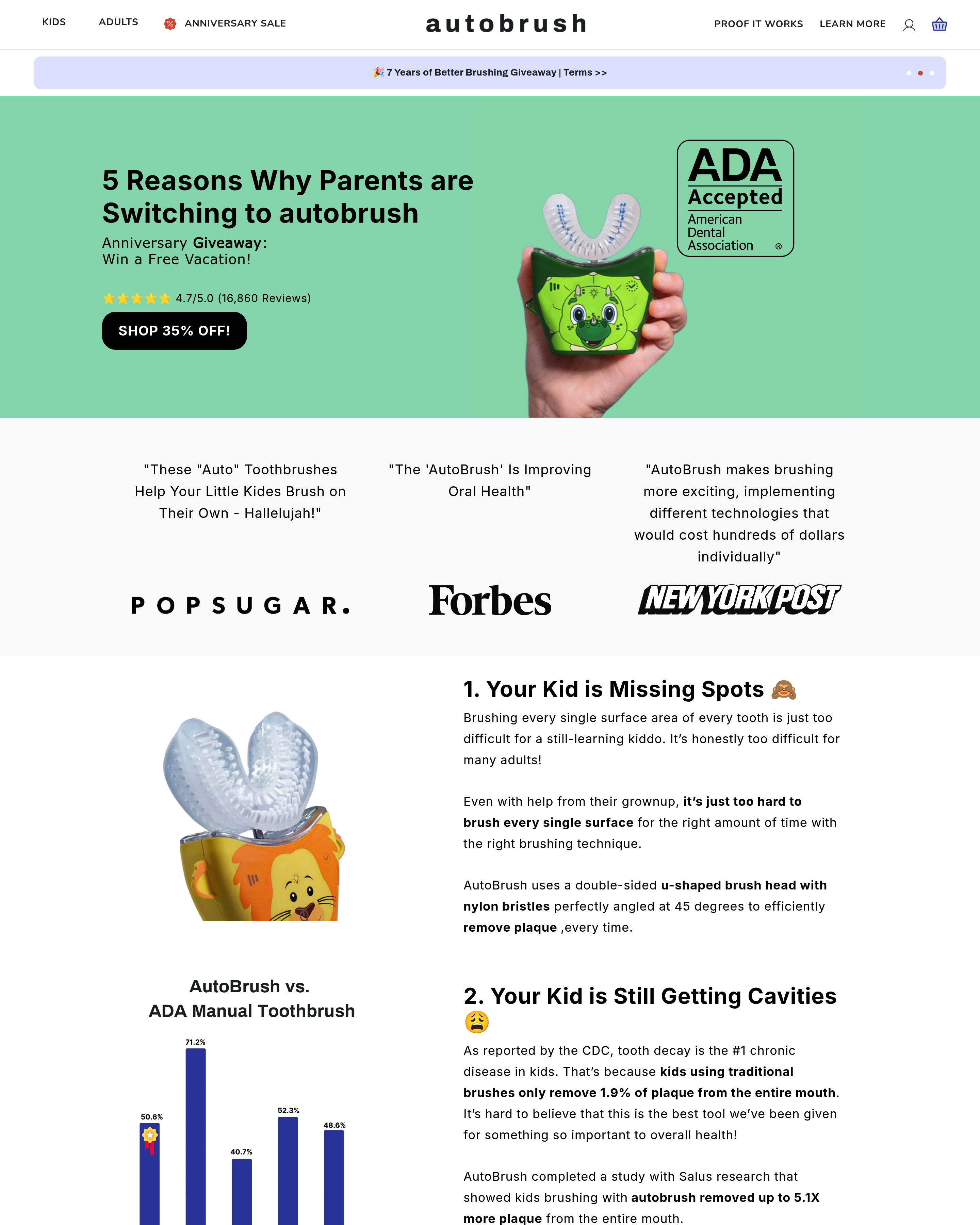 Autobrush - AutoBrush Landing landing page