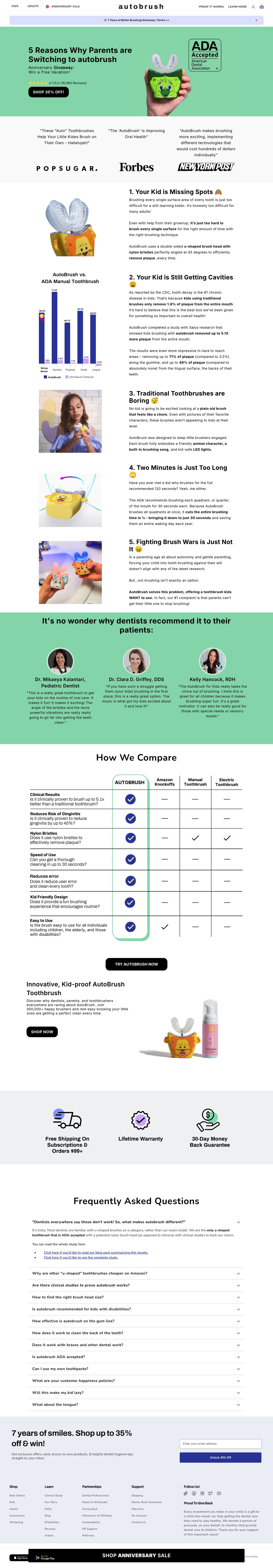 Autobrush - AutoBrush Landing landing page