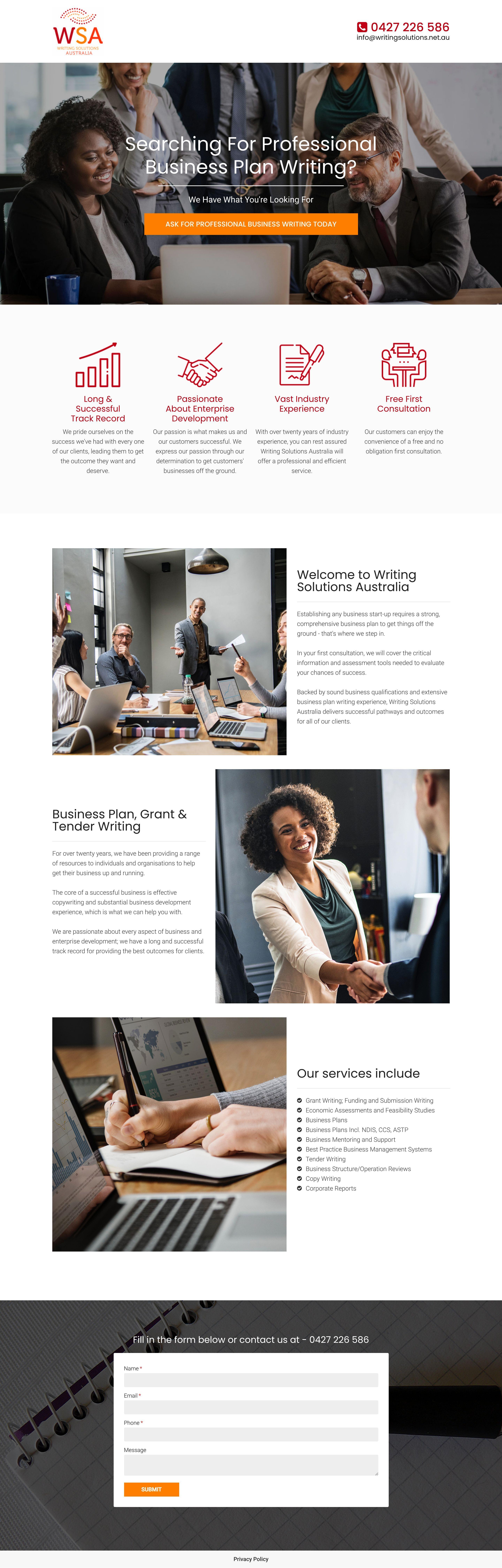 Business Writing desktop screenshot