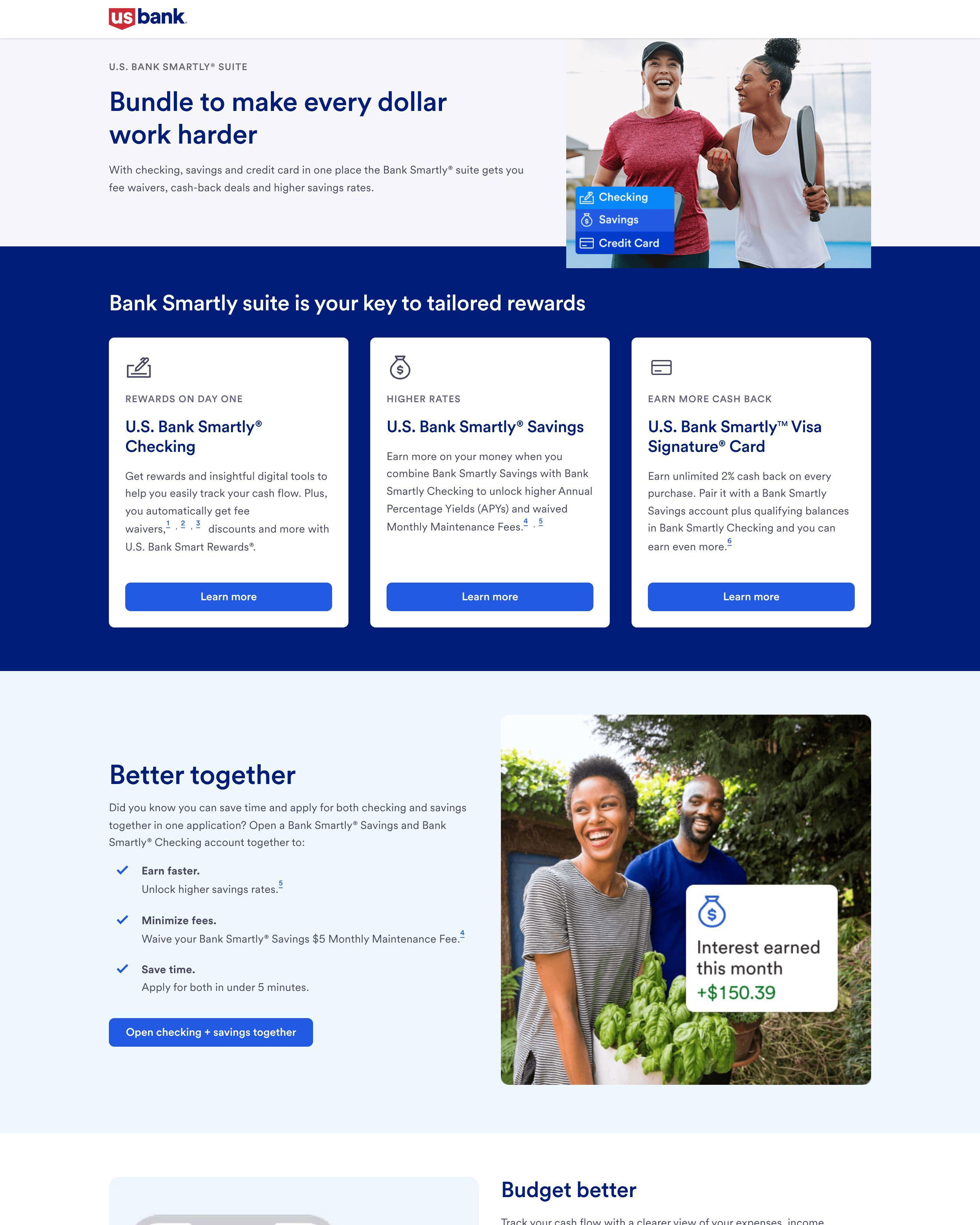 Smartly Suite landing page